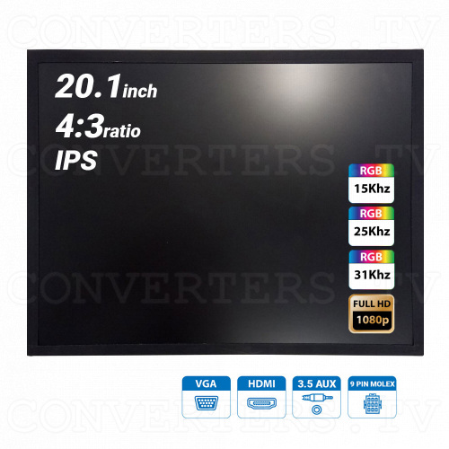 20.1 inch 4:3  Arcade LCD Monitor