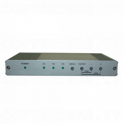 3G-SDI to HDMI Scaler with Audio - L/R and SPDIF Front View