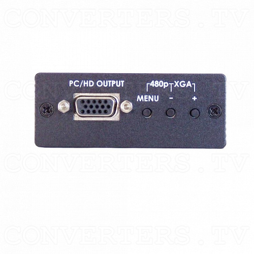 DVI to VGA Scaler Box Rear Connections