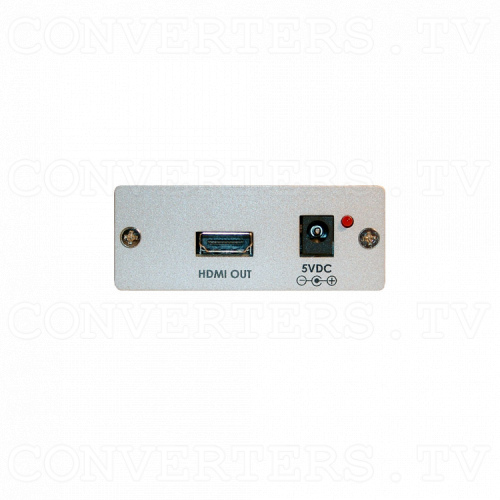 DVI with Digital Audio to HDMI Converter Back View