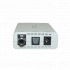 Digital S/PDIF and Toslink Audio over single Cat5e/6 Transmitter and Receiver Receiver - Left View