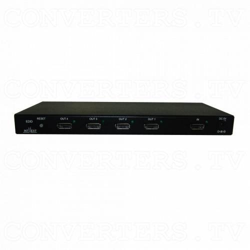 DisplayPort 1 In 4 Out Splitter Back View