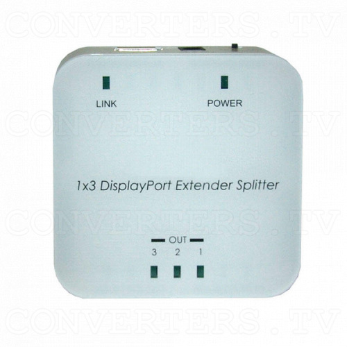 DisplayPort Extender Splitter 1 In 3 Out Top View