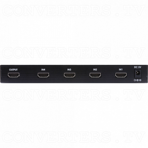 HDMI 4 in x 1 out Switch ID#15192 Back View 