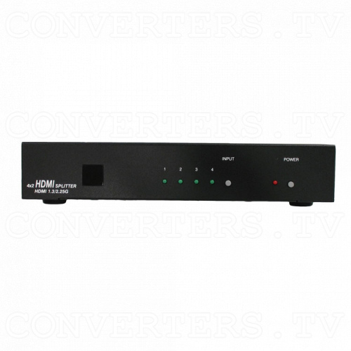 HDMI Switch 4 input - 2 output Front View