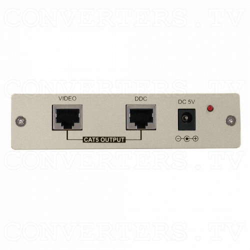 HDMI Video Transmitter over Cat5 Cable - 50m to 250m Back View