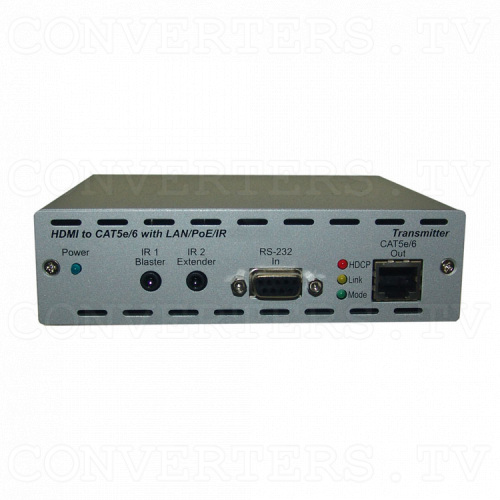 HDMI and IP Over Single CAT6 Extender - Transmitter - Front View