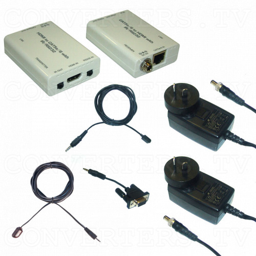 HDMI over CAT6 Transmitter and Receiver with IR & RS232 Full Kit
