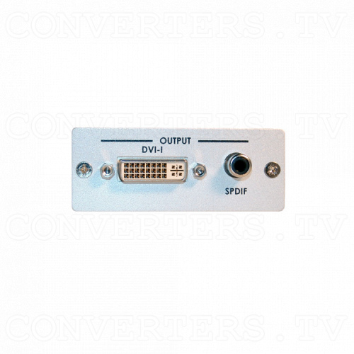 HDMI to DVI-D Converter with SPDIF Digital Audio Front View