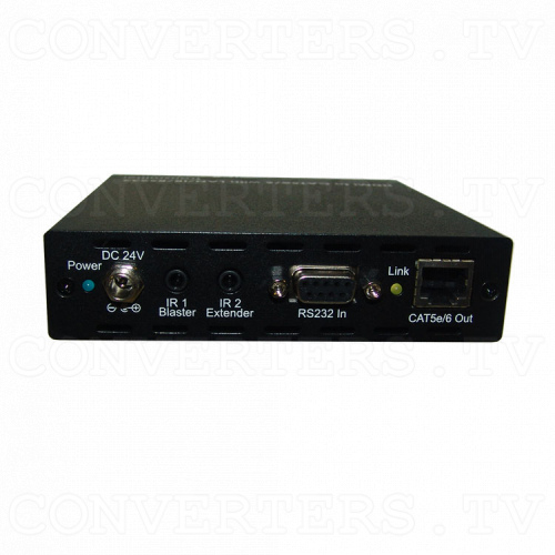 HDMI to One CAT5e/CAT6 Cable with LAN/PoE/IR Transmitter Back View