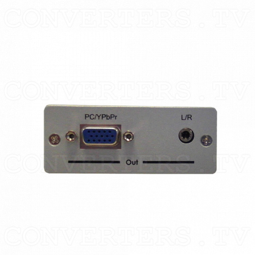 HDMI to PC/Component Converter with Audio Box Back View
