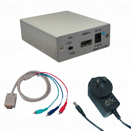 HDMI to PC/Component Converter with Audio Box Full Kit