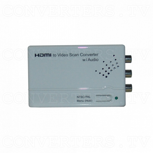 HDMI to Video Scan Converter with Audio Output Top View