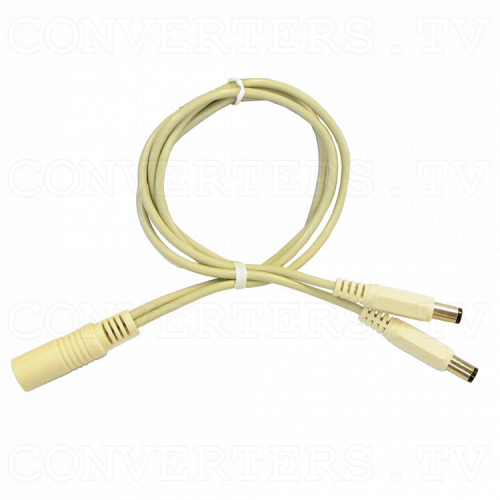 Single Male to Double Female Power Cable