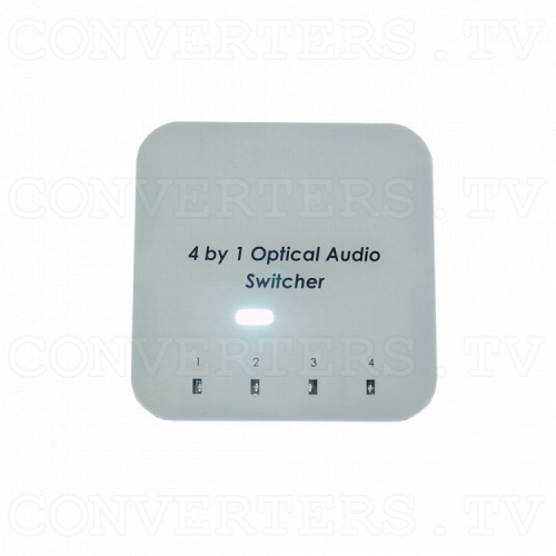 Optical Audio Switcher 4 In 1 Out Top View
