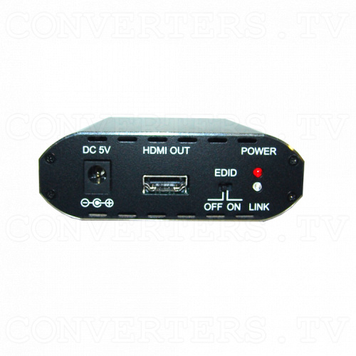USB to HDMI Converter with RJ45 Back View