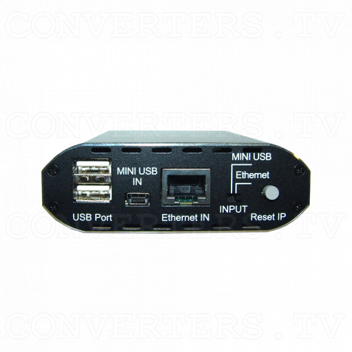USB to HDMI Converter with RJ45 Front View