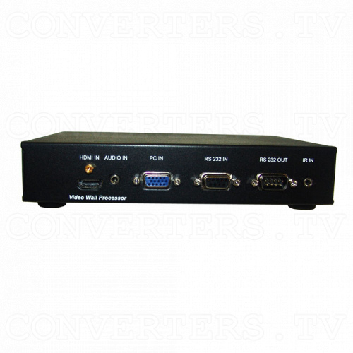 Video Wall Controller Processor for Video Walls - with RS232 and VGA/HDMI Upscale Front View