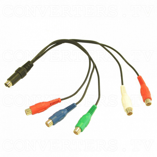 S-Video to Component/AV cable