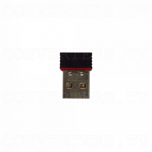 802.11n USB Wifi Dongle (100m Indoors by 300m Outdoors) - Angle Top View