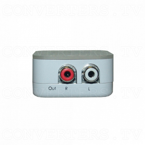 Coaxial/Optical to R/L Audio Converter -192kHz Front View