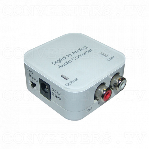 Coaxial/Optical to R/L Audio Converter -192kHz Full View