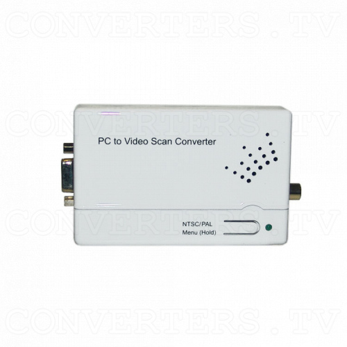 Component and PC to Composite Video Scan Converter Top View