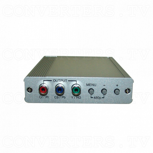 DVI-I to Component (HD) Scaler Box Front View