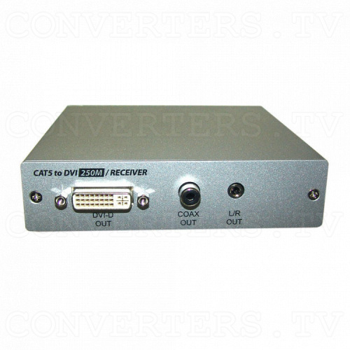 DVI Over CAT5 Receiver Box - Front View