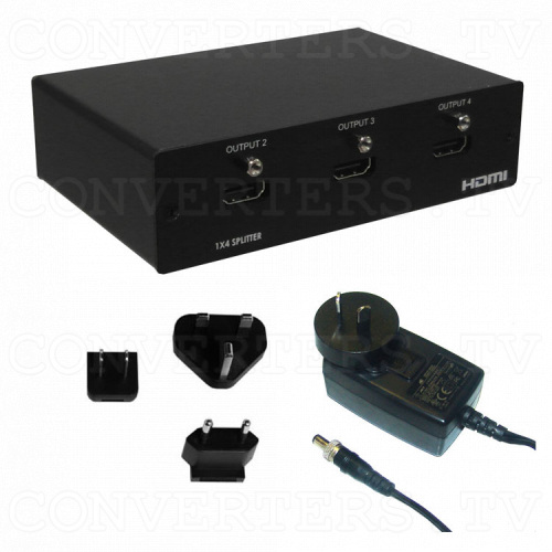 HDMI 1 In 4 Out Splitter Full Kit