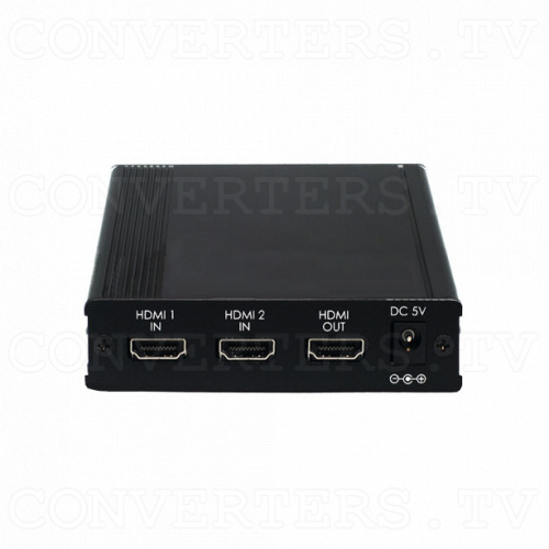 HDMI 2 in x1 out Switch Back View