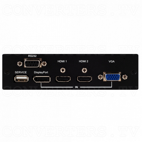 HDMI DisplayPort VGA 3D-2D Scaler with 3D Bypass Back View