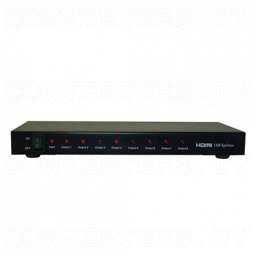 HDMI Splitter 1 in 8 out Front View