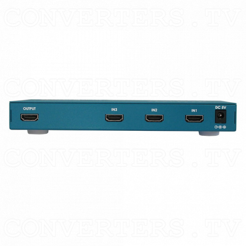 HDMI Switch 3 input - 1 output Slimline Back View