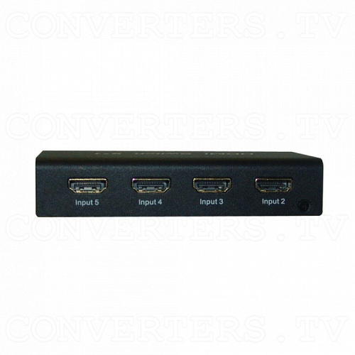 HDMI Switch 5 in 1 out Back View