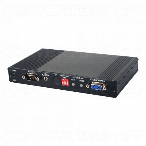 HDMI & VGA Transmitter over IP with USB Connections - Full View