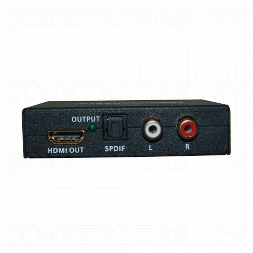 HDMI to HDMI with Digital Audio Decoder Front View