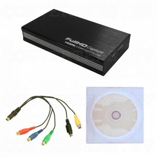 Multi Format Video to USB HD Capture Box Full Kit