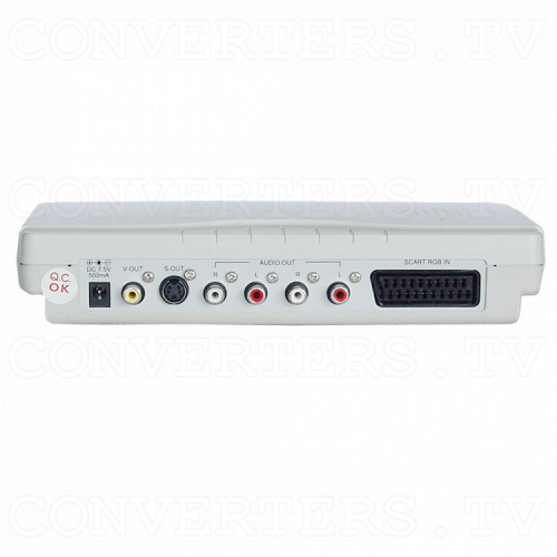 SCART to PAL Converter  CRS-2000 Rear Connections