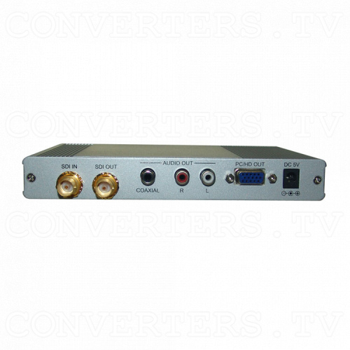 SDI to PC/HD Scaler with Audio Back View