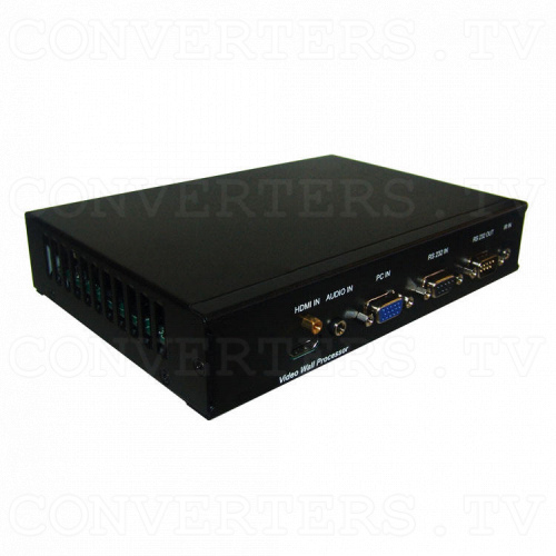 Video Wall Controller Processor for Video Walls - with RS232 and VGA/HDMI Upscale Full View