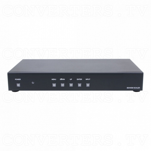 Video to 3G SDI and HDMI Scaler Box Front View